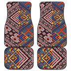 Tuvaluan and New Zealand Culture Car Mats The Art of Kolose and Taniko - Aussie Hoodie