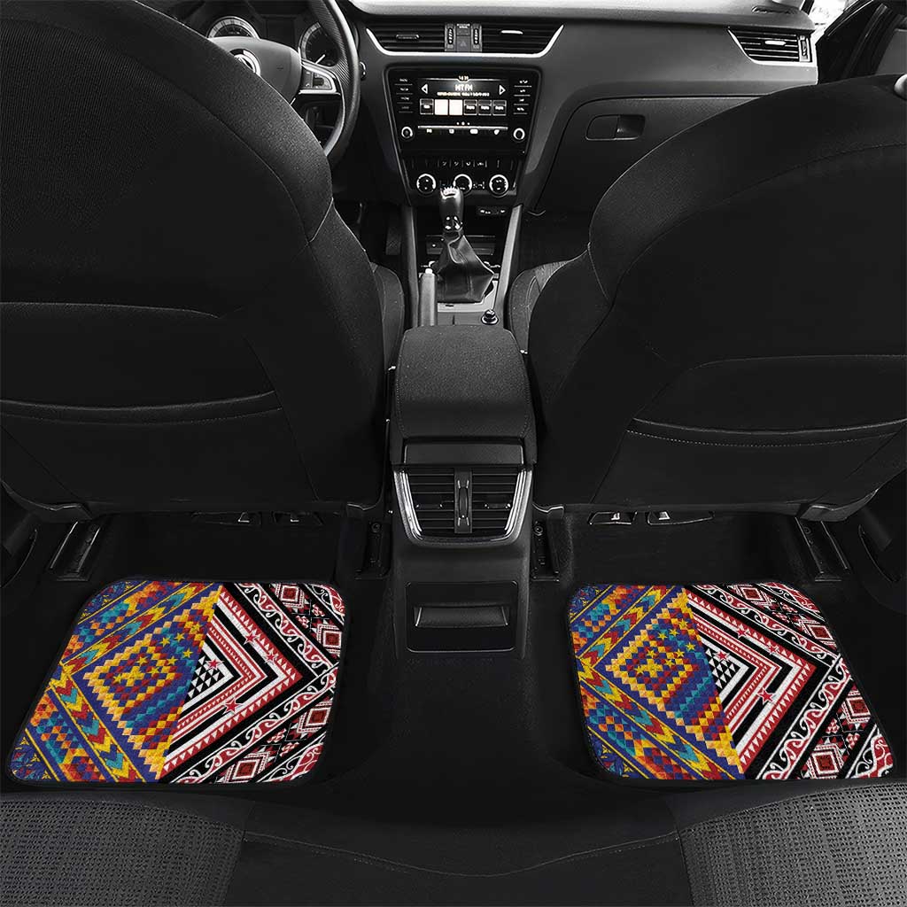 Tuvaluan and New Zealand Culture Car Mats The Art of Kolose and Taniko - Aussie Hoodie