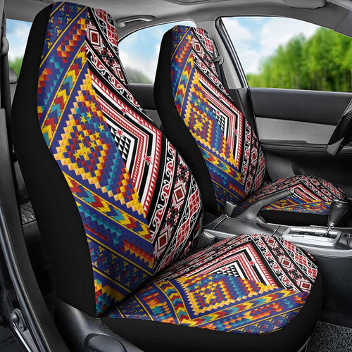 Tuvaluan and New Zealand Culture Car Seat Cover The Art of Kolose and Taniko - Aussie Hoodie