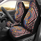 Tuvaluan and New Zealand Culture Car Seat Cover The Art of Kolose and Taniko - Aussie Hoodie