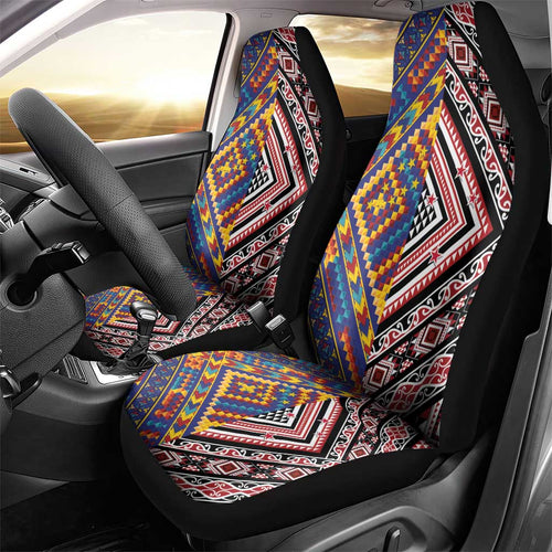 Tuvaluan and New Zealand Culture Car Seat Cover The Art of Kolose and Taniko - Aussie Hoodie