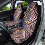 Tuvaluan and New Zealand Culture Car Seat Cover The Art of Kolose and Taniko - Aussie Hoodie