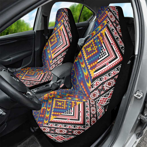 Tuvaluan and New Zealand Culture Car Seat Cover The Art of Kolose and Taniko - Aussie Hoodie