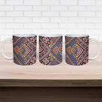 Tuvaluan and New Zealand Culture Ceramic Mug The Art of Kolose and Taniko - Aussie Hoodie