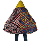Tuvaluan and New Zealand Culture Cloak The Art of Kolose and Taniko - Aussie Hoodie