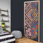 Tuvaluan and New Zealand Culture Door Cover The Art of Kolose and Taniko - Aussie Hoodie