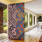 Tuvaluan and New Zealand Culture Door Cover The Art of Kolose and Taniko - Aussie Hoodie