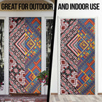 Tuvaluan and New Zealand Culture Door Cover The Art of Kolose and Taniko - Aussie Hoodie