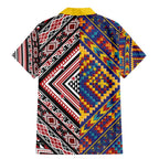 Tuvaluan and New Zealand Culture Family Matching Mermaid Dress and Hawaiian Shirt The Art of Kolose and Taniko - Aussie Hoodie