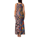 Tuvaluan and New Zealand Culture Family Matching Tank Maxi Dress and Hawaiian Shirt The Art of Kolose and Taniko - Aussie Hoodie