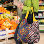 Tuvaluan and New Zealand Culture Grocery Bag The Art of Kolose and Taniko - Aussie Hoodie