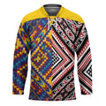 Tuvaluan and New Zealand Culture Hockey Jersey The Art of Kolose and Taniko - Aussie Hoodie