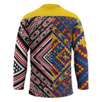 Tuvaluan and New Zealand Culture Hockey Jersey The Art of Kolose and Taniko - Aussie Hoodie