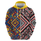 Tuvaluan and New Zealand Culture Hoodie The Art of Kolose and Taniko - Aussie Hoodie