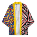Tuvaluan and New Zealand Culture Kimono The Art of Kolose and Taniko - Aussie Hoodie