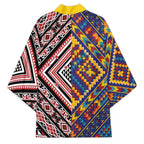 Tuvaluan and New Zealand Culture Kimono The Art of Kolose and Taniko - Aussie Hoodie