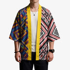 Tuvaluan and New Zealand Culture Kimono The Art of Kolose and Taniko - Aussie Hoodie