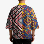 Tuvaluan and New Zealand Culture Kimono The Art of Kolose and Taniko - Aussie Hoodie