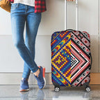 Tuvaluan and New Zealand Culture Luggage Cover The Art of Kolose and Taniko - Aussie Hoodie