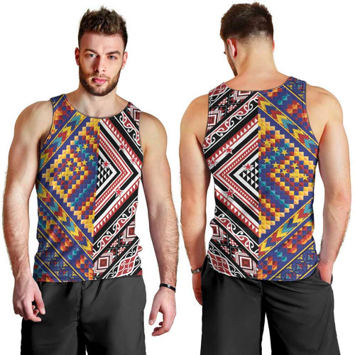 Tuvaluan and New Zealand Culture Men Tank Top The Art of Kolose and Taniko - Aussie Hoodie