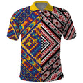 Tuvaluan and New Zealand Culture Polo Shirt The Art of Kolose and Taniko - Aussie Hoodie