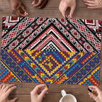 Tuvaluan and New Zealand Culture Puzzle The Art of Kolose and Taniko - Aussie Hoodie
