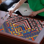Tuvaluan and New Zealand Culture Puzzle The Art of Kolose and Taniko - Aussie Hoodie