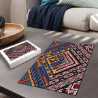 Tuvaluan and New Zealand Culture Puzzle The Art of Kolose and Taniko - Aussie Hoodie