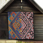 Tuvaluan and New Zealand Culture Quilt The Art of Kolose and Taniko - Aussie Hoodie