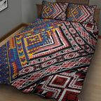 Tuvaluan and New Zealand Culture Quilt Bed Set The Art of Kolose and Taniko - Aussie Hoodie