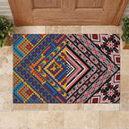 Tuvaluan and New Zealand Culture Rubber Doormat The Art of Kolose and Taniko - Aussie Hoodie