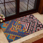 Tuvaluan and New Zealand Culture Rubber Doormat The Art of Kolose and Taniko - Aussie Hoodie