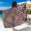 Tuvaluan and New Zealand Culture Sarong The Art of Kolose and Taniko - Aussie Hoodie