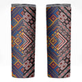 Tuvaluan and New Zealand Culture Skinny Tumbler The Art of Kolose and Taniko - Aussie Hoodie