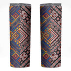 Tuvaluan and New Zealand Culture Skinny Tumbler The Art of Kolose and Taniko - Aussie Hoodie