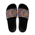 Tuvaluan and New Zealand Culture Slide Sandals The Art of Kolose and Taniko - Aussie Hoodie