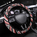 Tuvaluan and New Zealand Culture Steering Wheel Cover The Art of Kolose and Taniko - Aussie Hoodie
