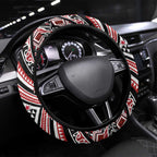Tuvaluan and New Zealand Culture Steering Wheel Cover The Art of Kolose and Taniko - Aussie Hoodie