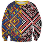Tuvaluan and New Zealand Culture Sweatshirt The Art of Kolose and Taniko - Aussie Hoodie