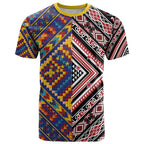 Tuvaluan and New Zealand Culture T Shirt The Art of Kolose and Taniko - Aussie Hoodie