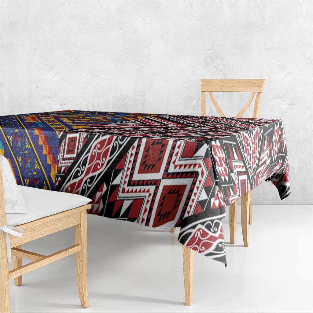 Tuvaluan and New Zealand Culture Tablecloth The Art of Kolose and Taniko - Aussie Hoodie