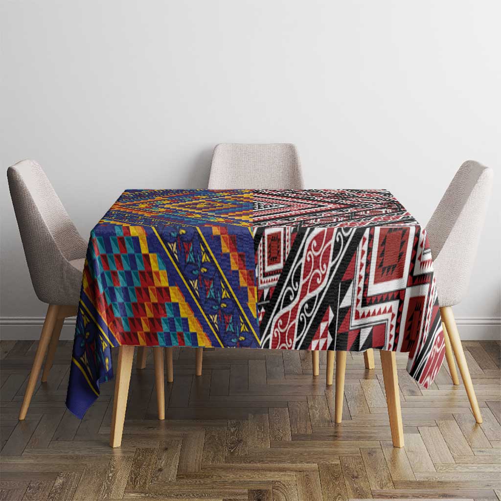 Tuvaluan and New Zealand Culture Tablecloth The Art of Kolose and Taniko - Aussie Hoodie