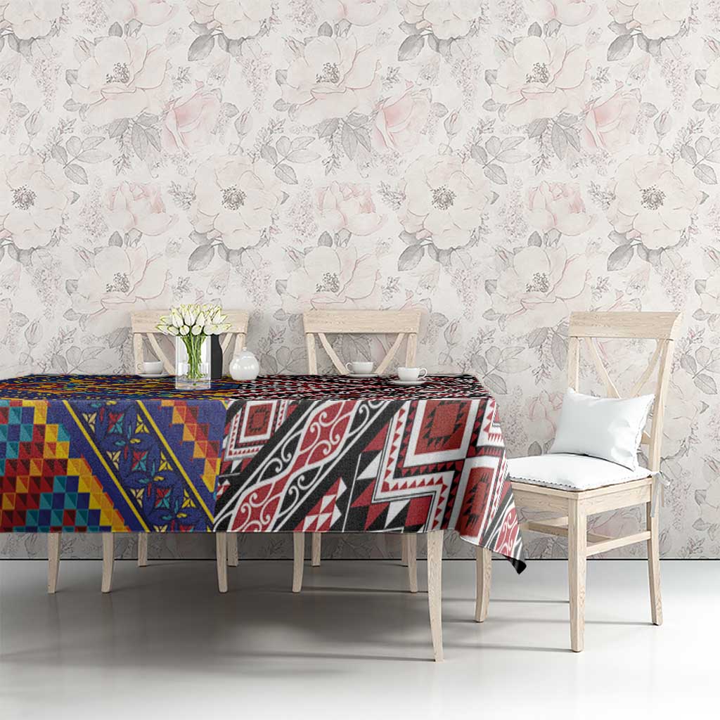 Tuvaluan and New Zealand Culture Tablecloth The Art of Kolose and Taniko - Aussie Hoodie