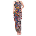 Tuvaluan and New Zealand Culture Tank Maxi Dress The Art of Kolose and Taniko - Aussie Hoodie