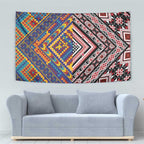 Tuvaluan and New Zealand Culture Tapestry The Art of Kolose and Taniko - Aussie Hoodie