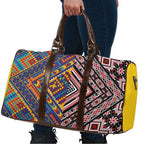 Tuvaluan and New Zealand Culture Travel Bag The Art of Kolose and Taniko - Aussie Hoodie