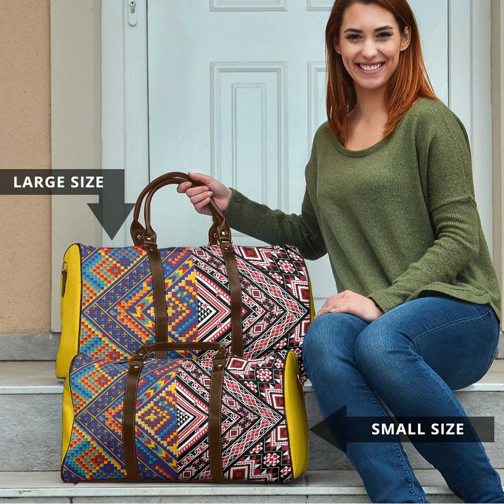 Tuvaluan and New Zealand Culture Travel Bag The Art of Kolose and Taniko - Aussie Hoodie
