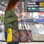 Tuvaluan and New Zealand Culture Travel Bag The Art of Kolose and Taniko - Aussie Hoodie
