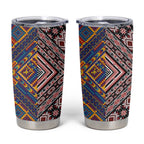 Tuvaluan and New Zealand Culture Tumbler Cup The Art of Kolose and Taniko - Aussie Hoodie