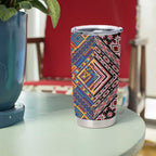 Tuvaluan and New Zealand Culture Tumbler Cup The Art of Kolose and Taniko - Aussie Hoodie